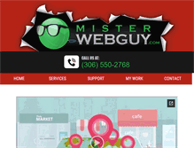 Tablet Screenshot of misterwebguy.com